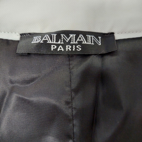 [Balmain] Decorative-button Single Breasted Blazer - Picture 3 of 14